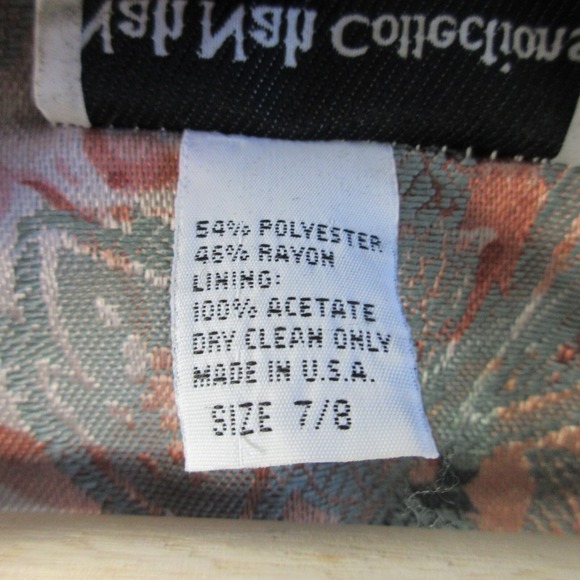 Nah Nah Collection Jonathan Tait Floral Blouse 7 8 Pearl Vtg Cottagecore 358 - Picture 4 of 15